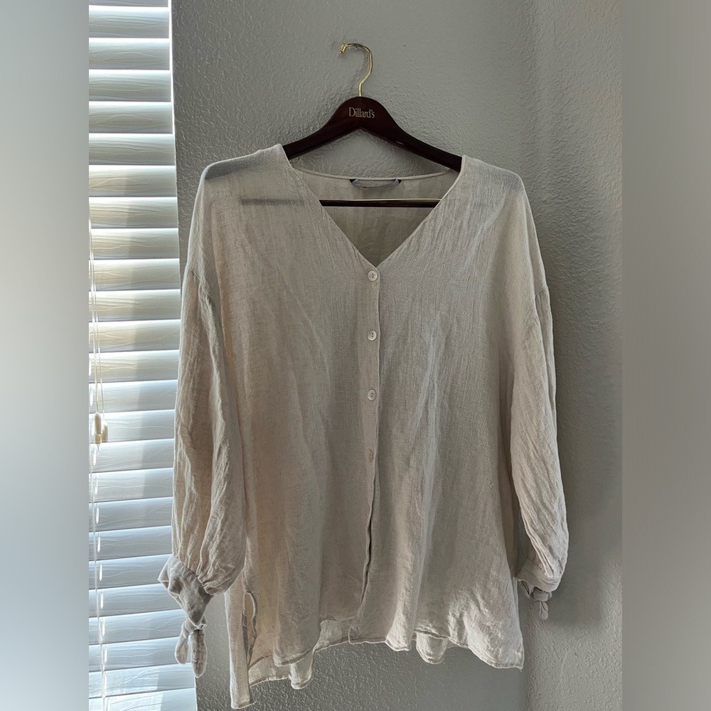 Zara linen top